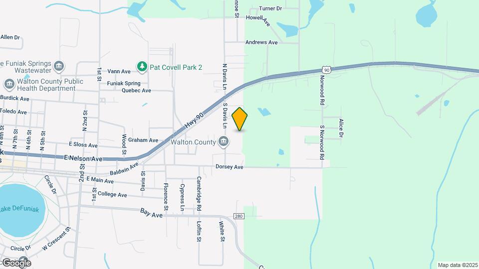163 S Davis Ln Map and Location Details