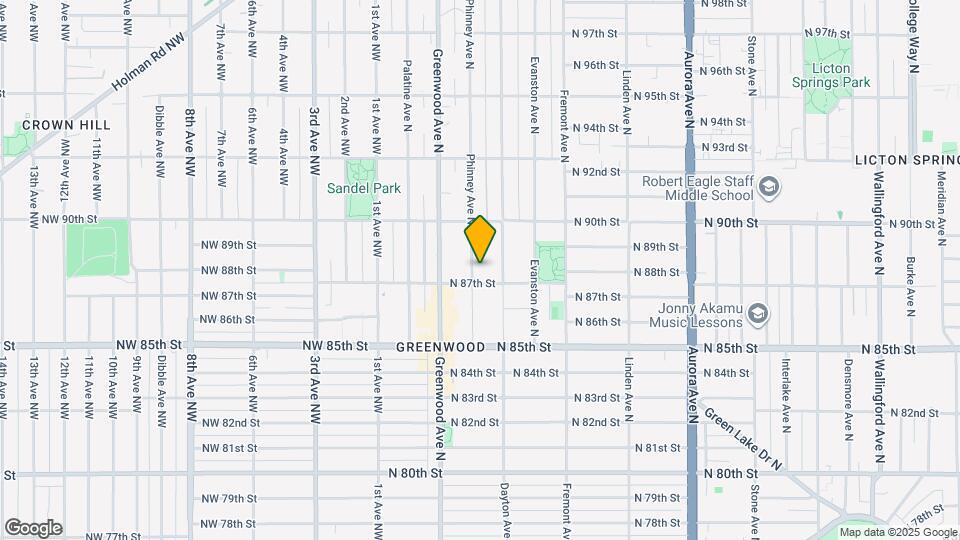 8712 Phinney Ave N Map and Location Details