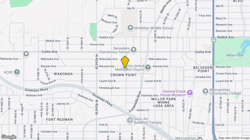 6012 N 39th St Mapa y Detalles de la Ubicación