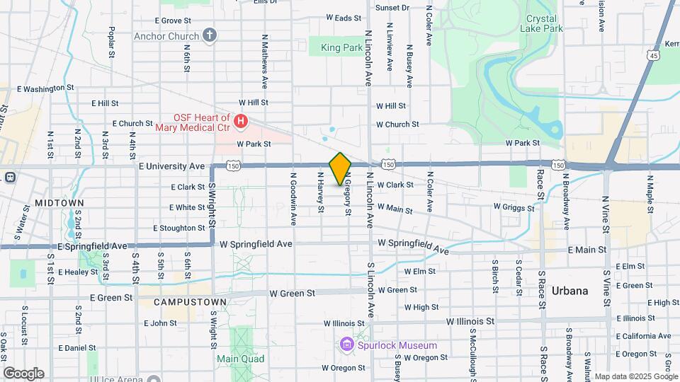 1003 W Clark St Map and Location Details
