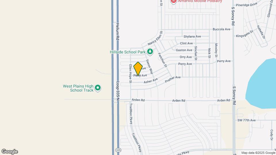 9901 Perry Ave Map and Location Details