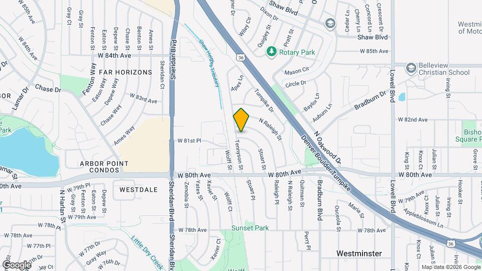 8188 Stuart St Mapa y Detalles de la Ubicación