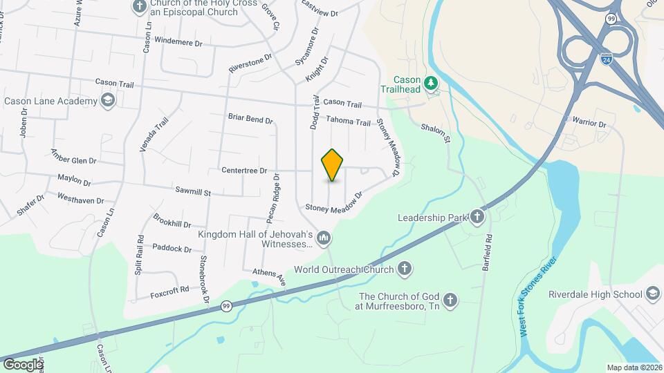 1613 Beaconcrest Cir Map and Location Details