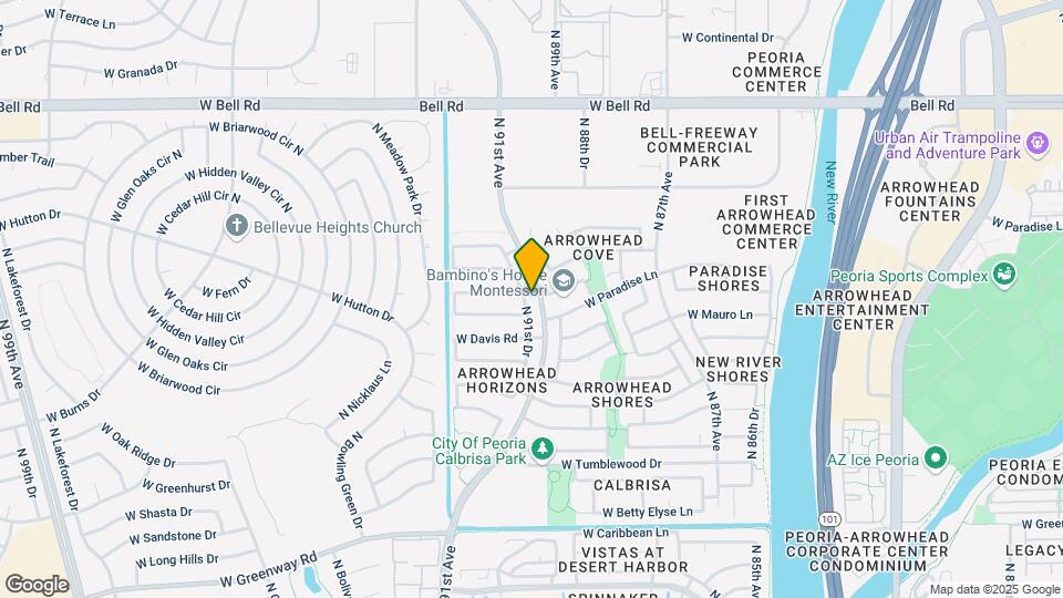 16241 N 91st Dr Map and Location Details