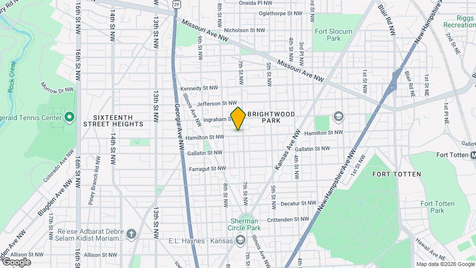 709 Hamilton St NW Map and Location Details