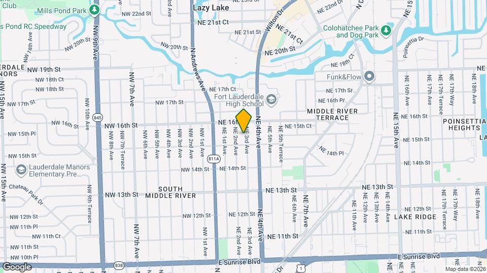 1517 NE 3rd Ave Map and Location Details