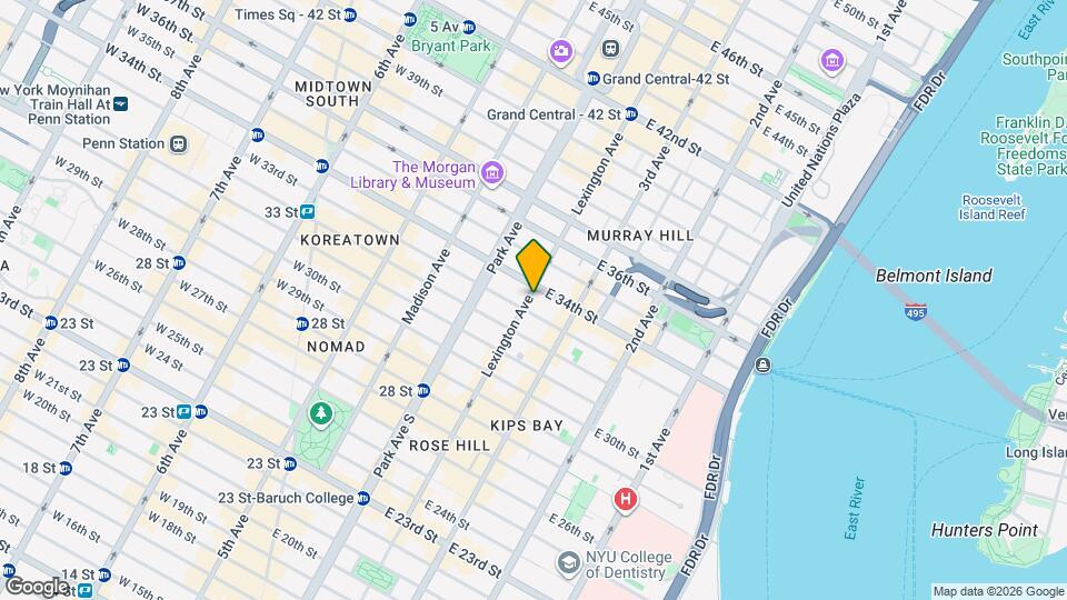 The Lex Mapa y Detalles de la Ubicación