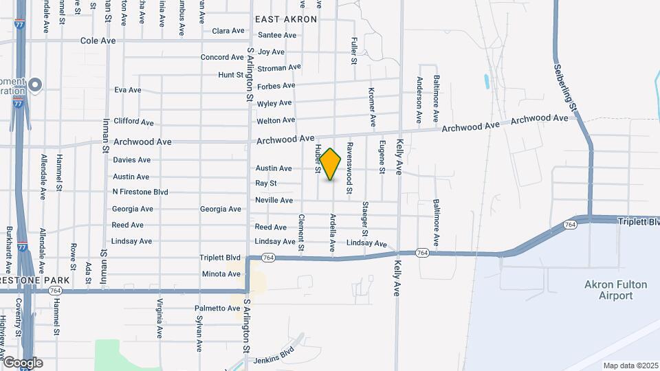 844 Ardella Ave Mapa y Detalles de la Ubicación