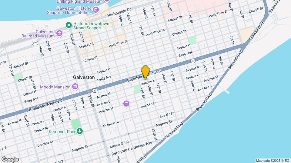 1808 Avenue K Mapa y Detalles de la Ubicación