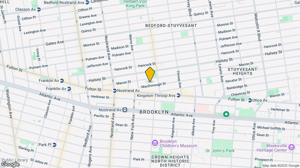 43 Macdonough St Mapa y Detalles de la Ubicación