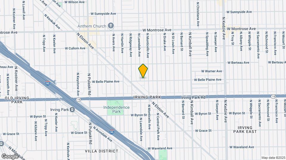 4105 N Lawndale Ave Mapa y Detalles de la Ubicación