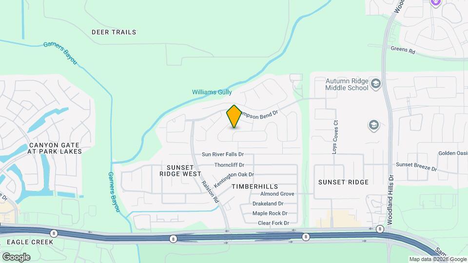 10803 Dover White Dr Map and Location Details