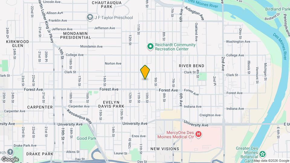 1422 10th St Mapa y Detalles de la Ubicación