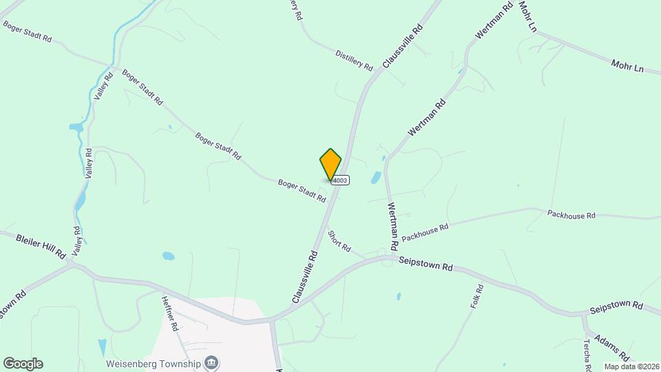 9037 Claussville Rd Map and Location Details