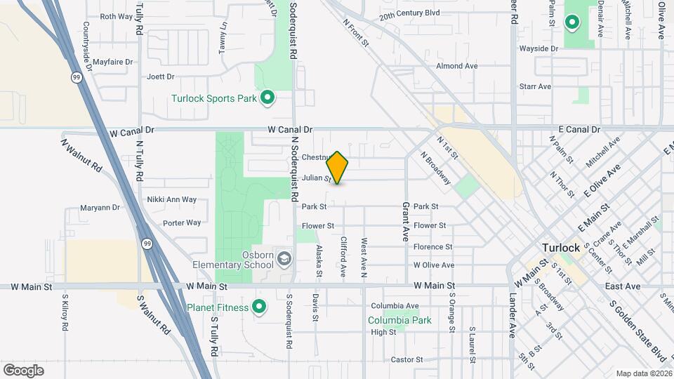 940 Julian St Map and Location Details