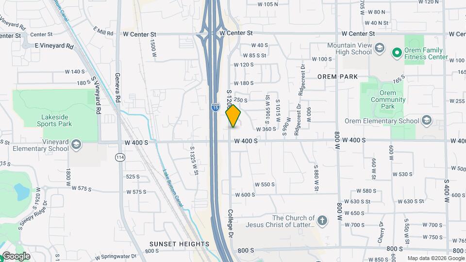 361 S 1200 W, Unit Unit 1 Map and Location Details