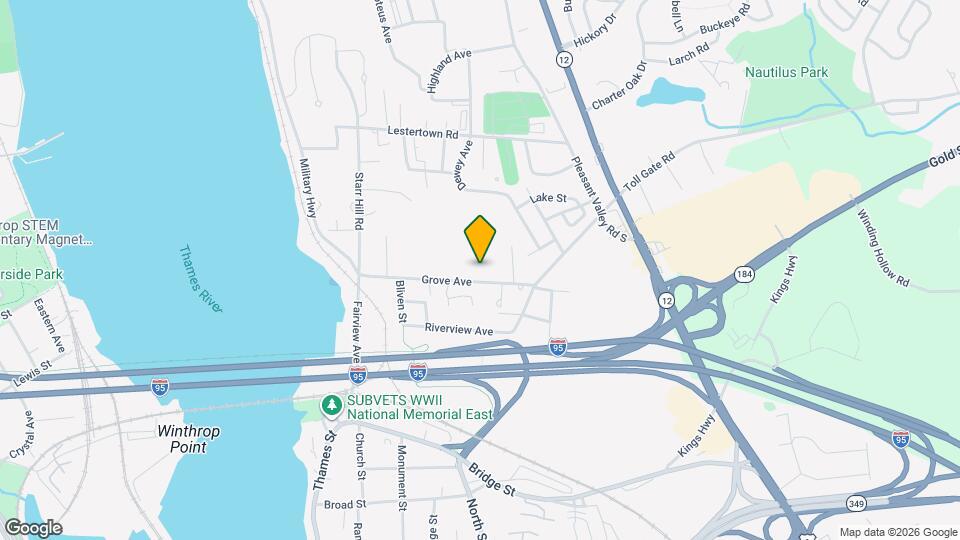 152 Grove Ave Map and Location Details