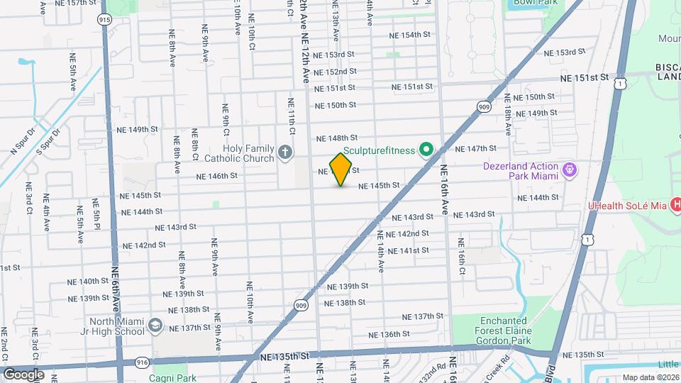 1272 NE 145th St Map and Location Details