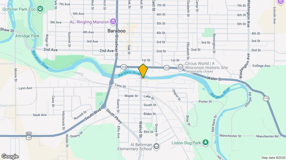 107 Walnut St Map and Location Details