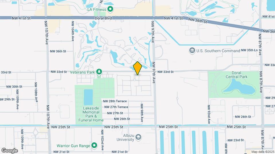 3174 NW 98th Ct Map and Location Details