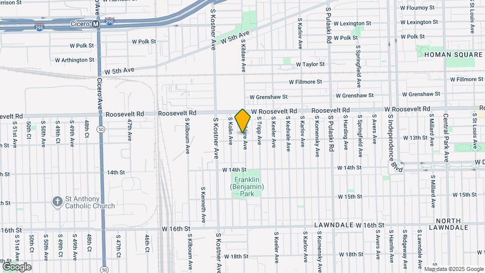 1254 S Kildare Ave Map and Location Details