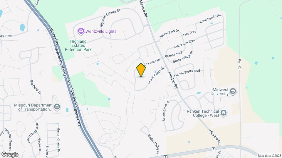 546 White Fence Dr Mapa y Detalles de la Ubicación