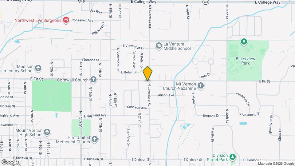 825 N Laventure Rd Map and Location Details