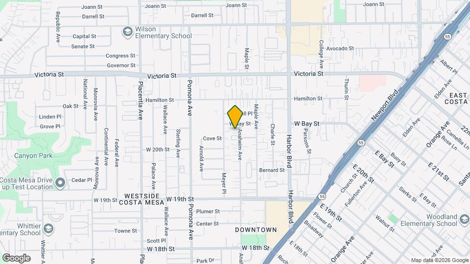 2033 Anaheim Ave Map and Location Details