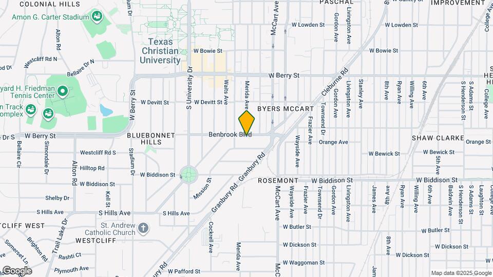 2701 Benbrook Blvd Map and Location Details