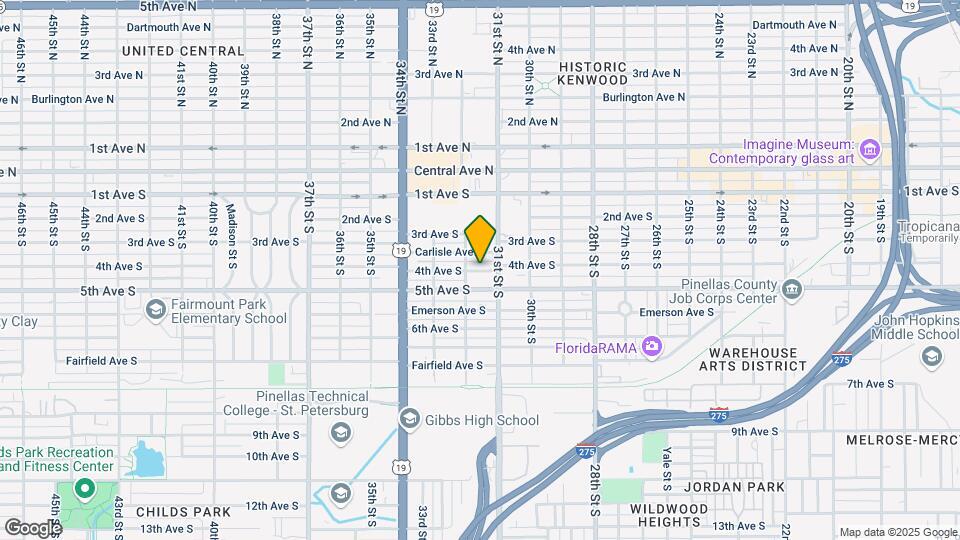 3123 4th Ave S Map and Location Details