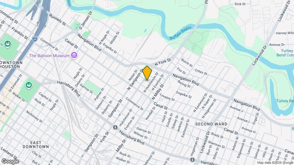 3514 Runnels St, Unit B Map and Location Details