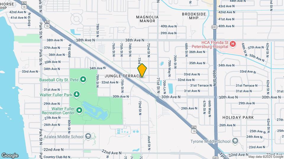 7297 32nd Ave N Map and Location Details