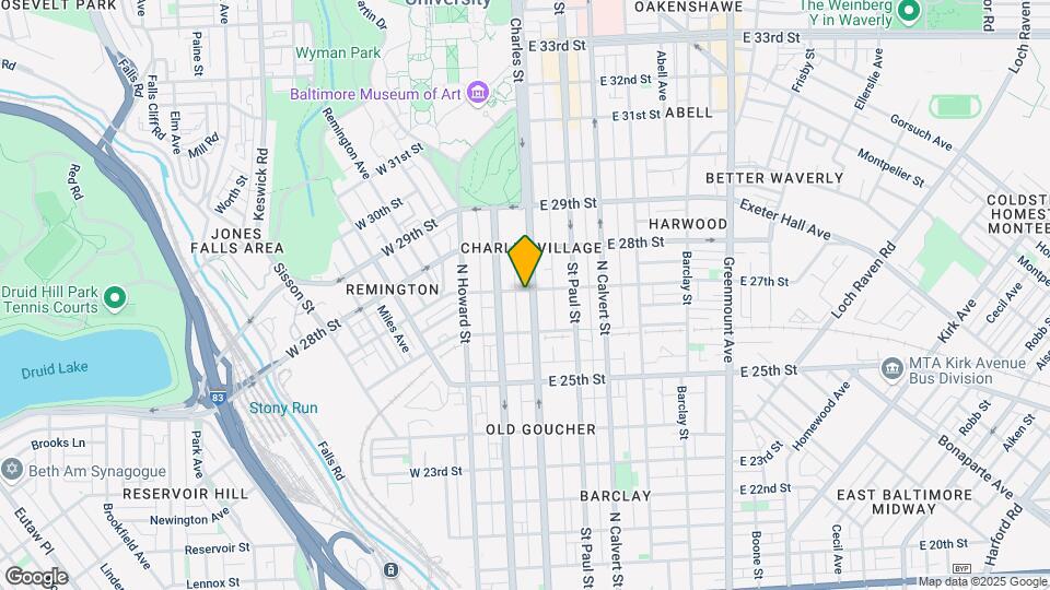 2644 N Charles St, Unit Apt B Mapa y Detalles de la Ubicación