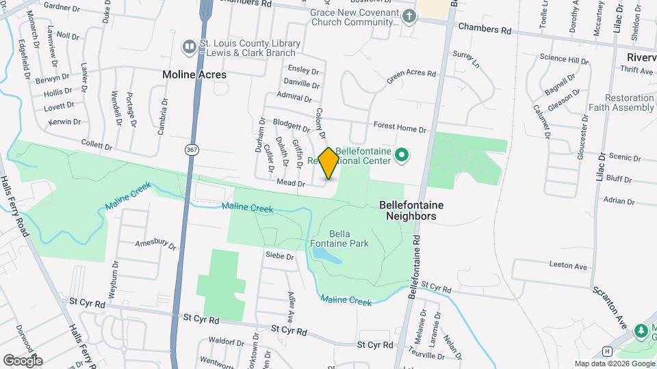 9604 Colony Dr Map and Location Details