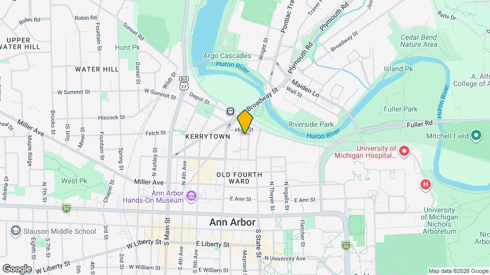 543 Elizabeth St Map and Location Details