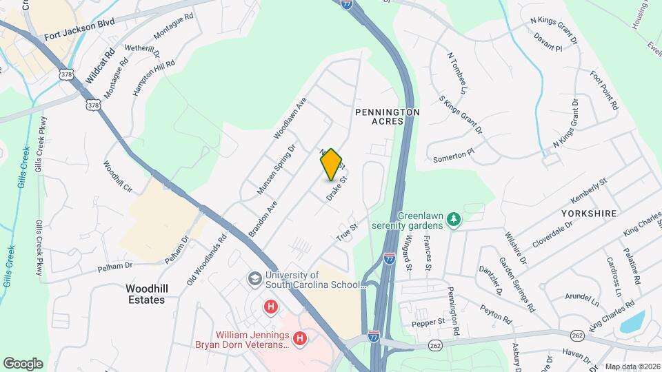 1017 Drake St Map and Location Details