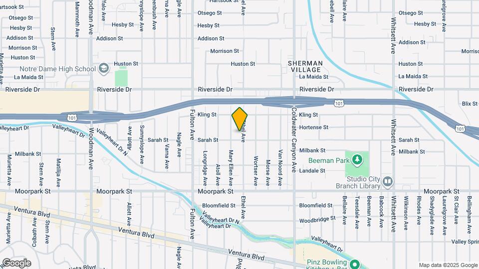 4611 Ethel Ave, Unit 4611 Ethel Ave Map and Location Details