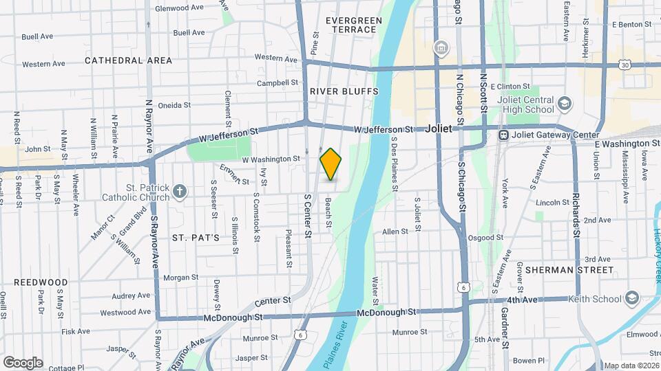 7 S Broadway St Map and Location Details