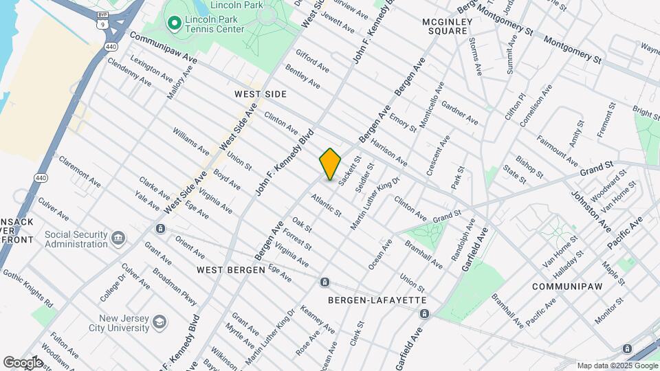 622 Bramhall Ave Map and Location Details