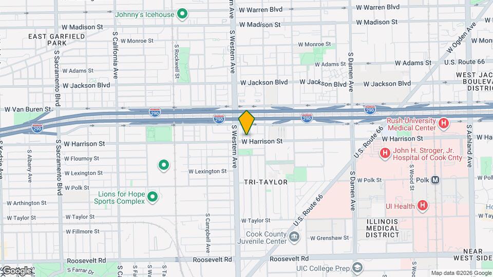 2334 W Harrison St, Unit 4 Map and Location Details