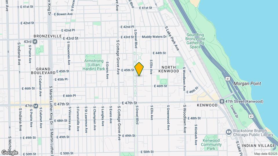 4527 S Drexel Blvd Map and Location Details
