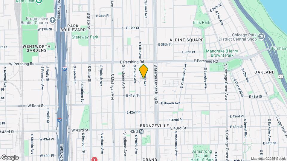 4002 S Calumet Ave Mapa y Detalles de la Ubicación
