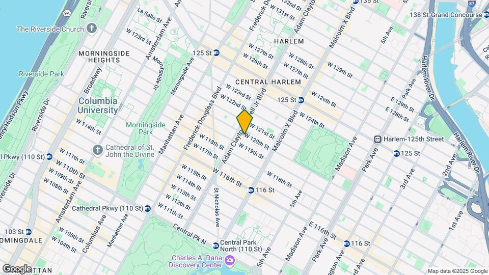 166 W 120th St Map and Location Details