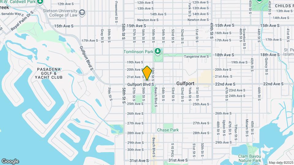 5521 Gulfport Blvd S Map and Location Details