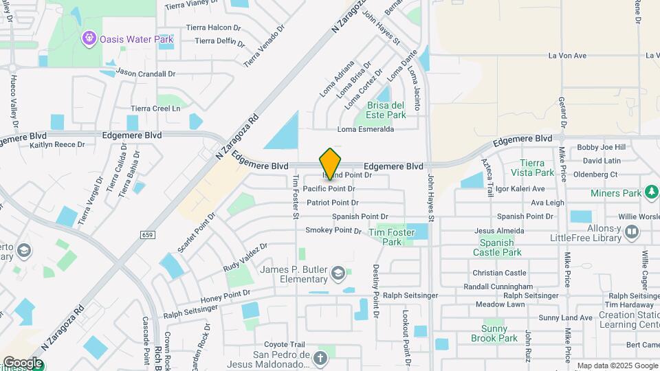 14309 Pacific Point Dr Map and Location Details