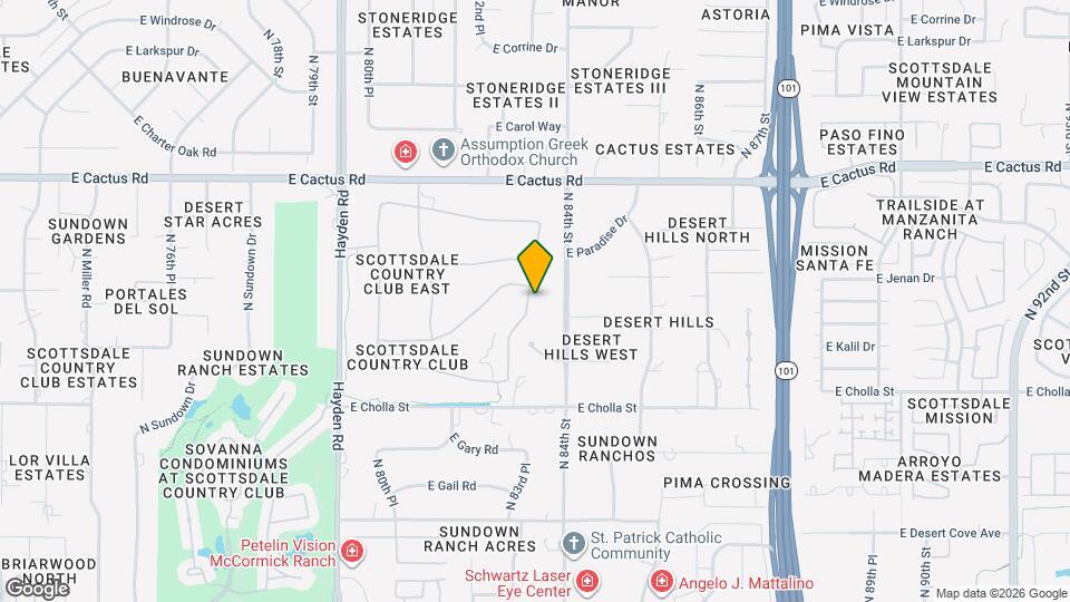 11785 N 83rd Pl Map and Location Details