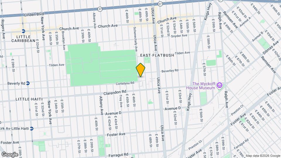 1123 Schenectady Ave Map and Location Details