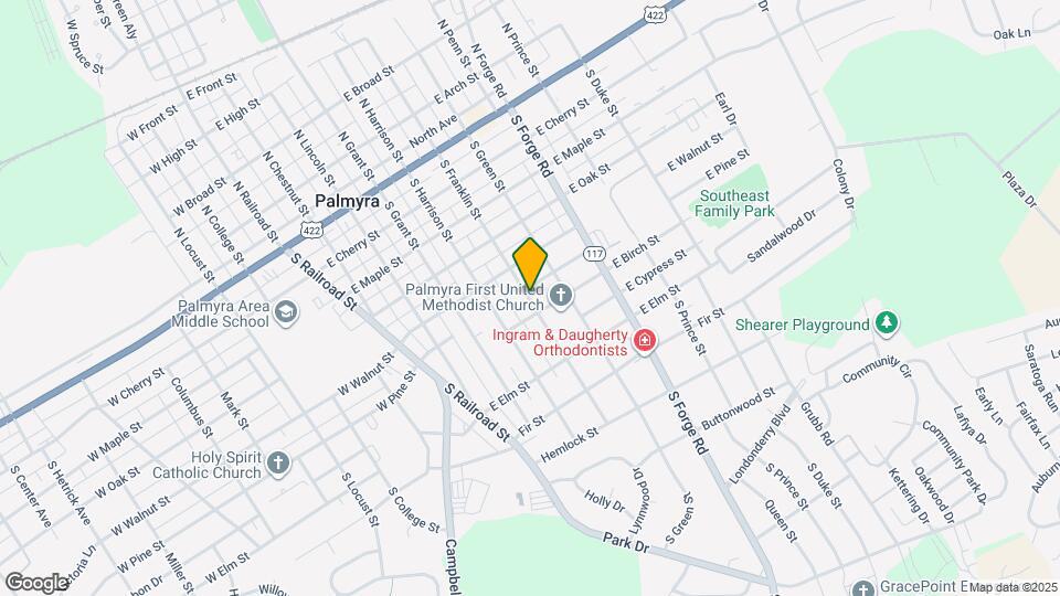 506 S Franklin St, Unit Upscale classy Mapa y Detalles de la Ubicación