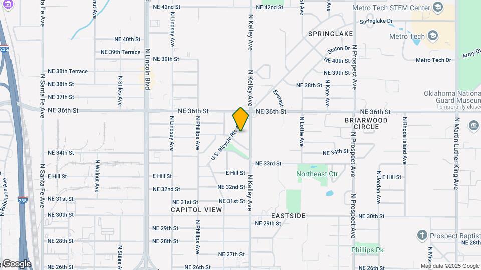 3610 Springlake Dr Mapa y Detalles de la Ubicación