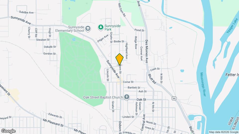 1303 Brick St Map and Location Details